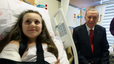 Cumhurbaşkanı Recep Tayyip Erdoğan, Balıkesir'de okul servisiyle tırın çarpıştığı, 28