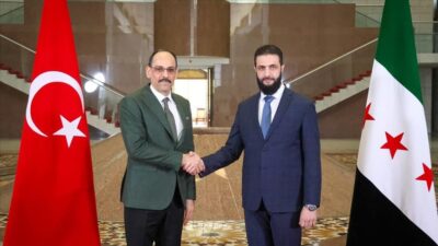 MİT Başkanı Sn.İbrahim Kalın ve Türk heyeti, Şam'da Ahmed Şara