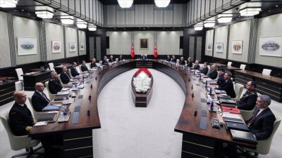 Milli Güvenlik Kurulu (MGK) bildirisinde, "Milli Güvenlik Siyaseti Belgesi, Türkiye'de,