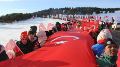 Kars'ın Sarıkamış ilçesinde Sarıkamış Harekatı'nın 110. yılı anma etkinlikleri kapsamında