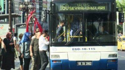 Ankara'da toplu ulaşım ücretlerine 16 Şubat Pazar gününden itibaren geçerli