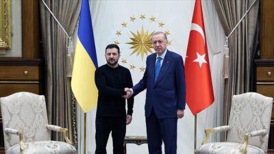 Cumhurbaşkanı Recep Tayyip Erdoğan, Ukrayna Devlet Başkanı Volodimir Zelenskiy ile