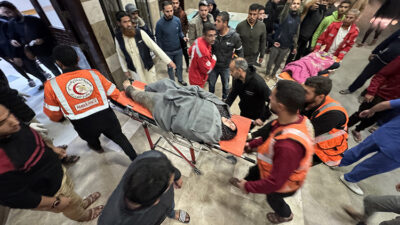 İsrail'in bu sabah ateşkesi bozarak Gazze Şeridi'ne başlattığı saldırılarda 404