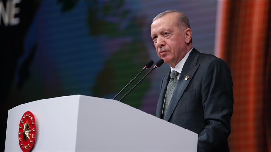 Cumhurbaşkanı Recep Tayyip Erdoğan, "İsrail'in katliamlarına sessiz kalmak bu suça