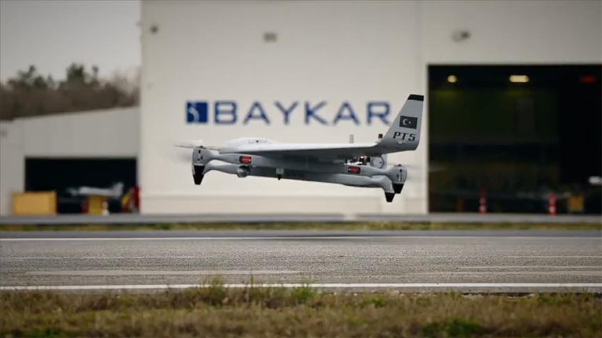 Baykar tarafından geliştirilen Bayraktar KALKAN DİHA PT-5, sistem tanımlama testini