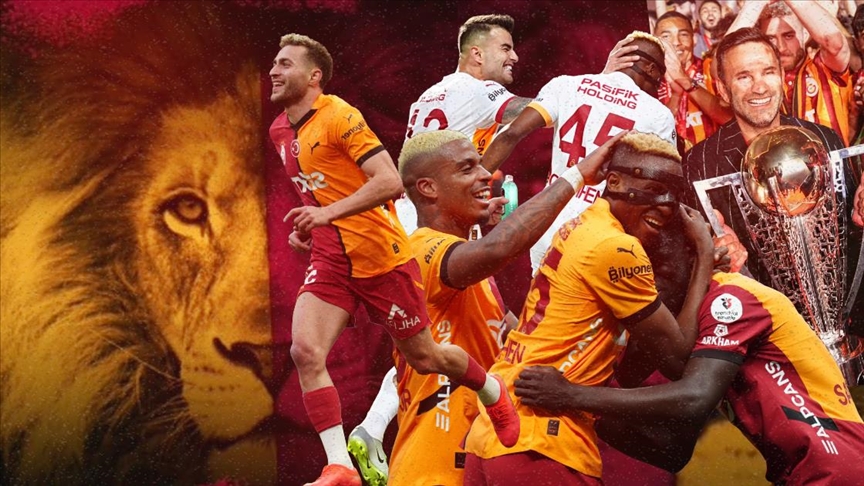 Galatasaray Futbol Takımı, Süper Lig'de 25. kez şampiyonu oldu. "Cimbom"
