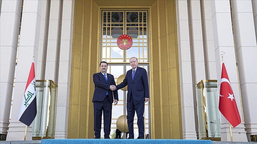Cumhurbaşkanı Recep Tayyip Erdoğan, Türkiye'yi ziyaret eden Irak Başbakanı Muhammed