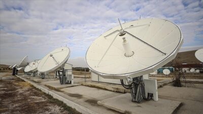 TÜRKSAT AŞ, Suriye'de birçok kritik noktada sahaya kurduğu uydu terminalleri