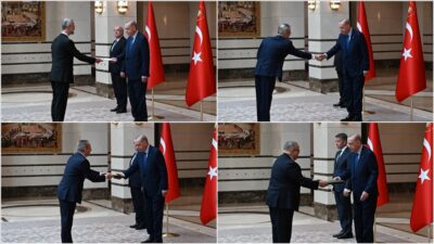 Cumhurbaşkanı Recep Tayyip Erdoğan, Ukrayna, Slovak, Özbekistan ve Cezayir büyükelçilerini
