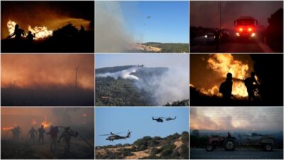 İzmir'in Çeşme, Kütahya'nın Gediz ve Bursa'nın Mustafakemalpaşa ilçelerinde çıkan orman