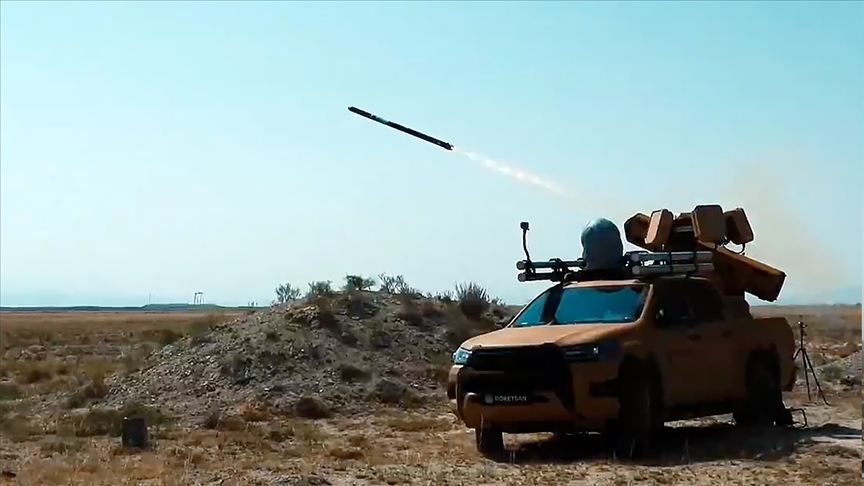 Roketsan'ın lazer güdümlü füzesi CİRİT, PUSU Silah Sistemi'nden ilk kez
