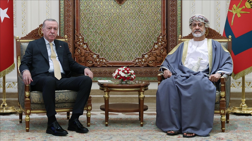 Cumhurbaşkanı Recep Tayyip Erdoğan, Umman Sultanı Heysem bin Tarık ile