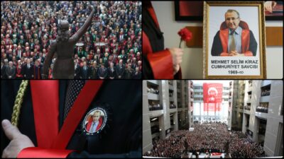 İstanbul Adalet Sarayı'nda 31 Mart 2015'te makam odasında düzenlenen terör