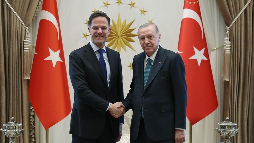 Cumhurbaşkanı Recep Tayyip Erdoğan, NATO Genel Sekreteri Mark Rutte'yi kabul