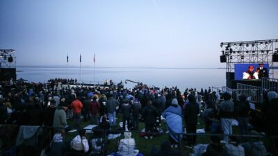 Çanakkale Kara Savaşları'nın 111. yılı anma etkinlikleri kapsamında Anzak Koyu'nda