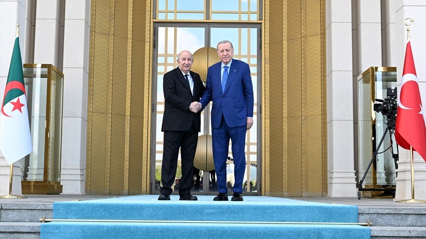 Cumhurbaşkanı Recep Tayyip Erdoğan, Türkiye'yi ziyaret eden Cezayir Cumhurbaşkanı Abdülmecid