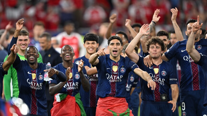 Paris Saint-Germain (PSG), UEFA Şampiyonlar Ligi'nde üst üste ve toplamda