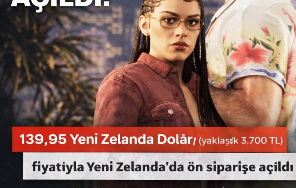 Türkiye'de PlayStation ve Xbox mağazalarında ön siparişe açılan GTA 6'nın