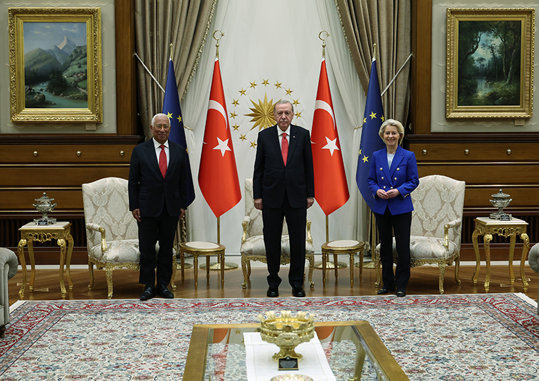 Cumhurbaşkanı Recep Tayyip Erdoğan, Cumhurbaşkanlığı Külliyesinde düzenlenen 36. NATO Devlet