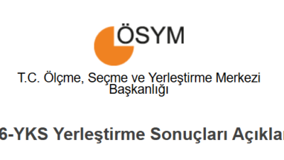 ÖSYM Başkanı Bayram Ali Ersoy, 2026-YKS yerleştirme sonuçlarının açıklandığını bildirdi.
