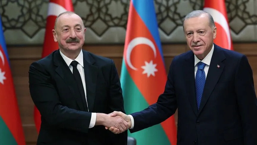 Cumhurbaşkanı Recep Tayyip Erdoğan, Azerbaycan Cumhurbaşkanı İlham Aliyev ile telefonda